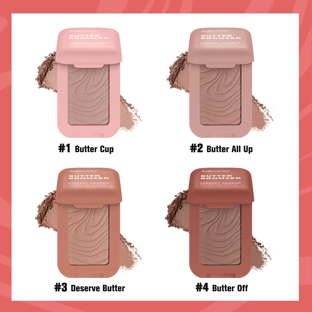 Butter Bronzer Matte Powder – 8 Shades, Contour & Highlight