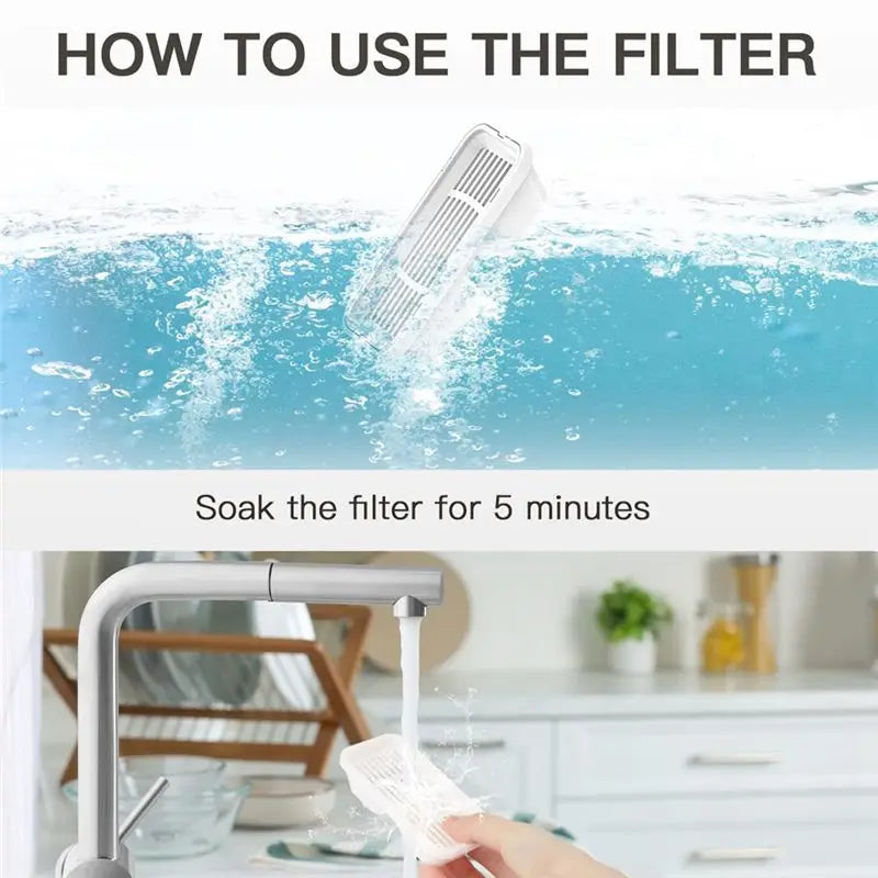 Pet Water Fountain Replacement Filters & Sponges 6+6 Pack