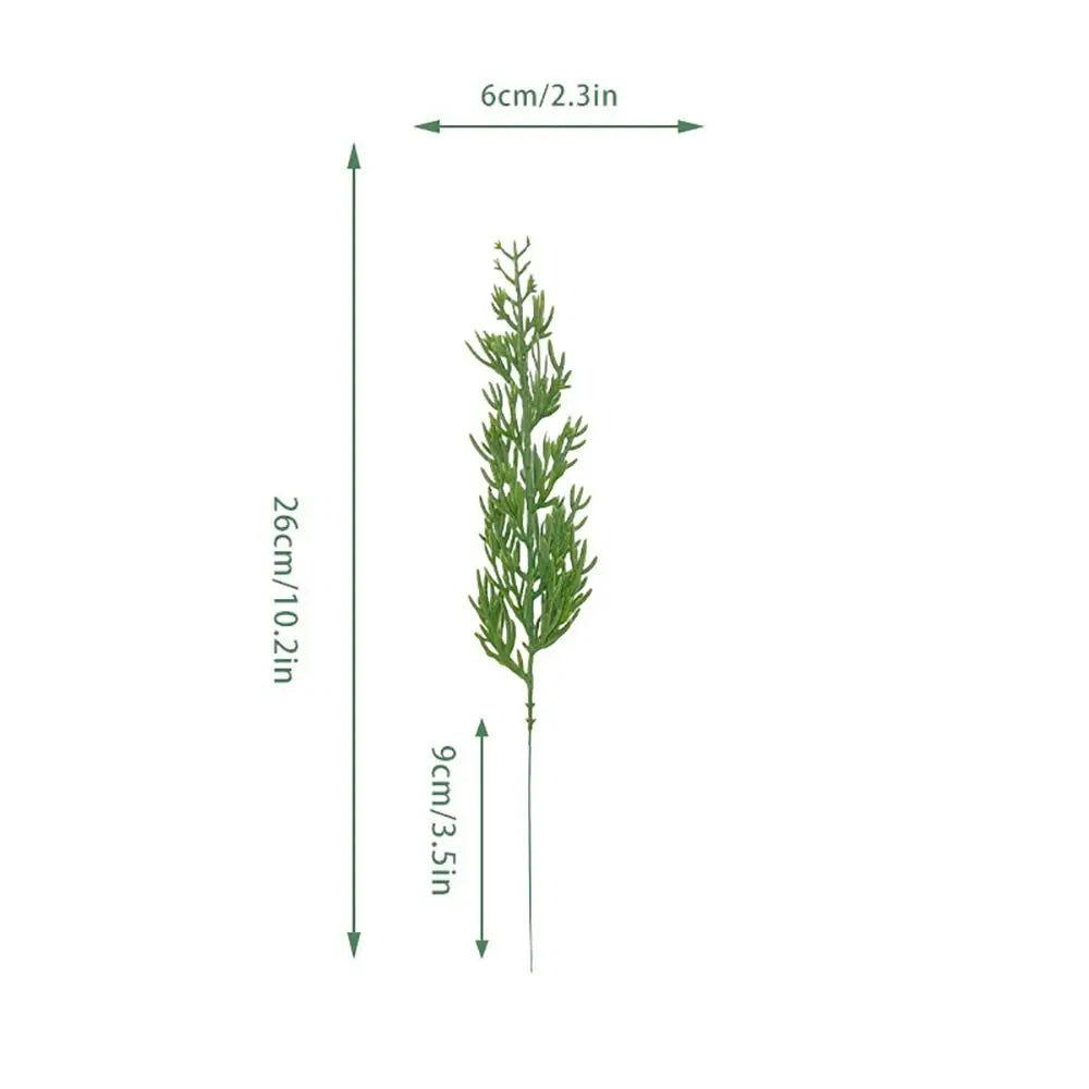Artificial Christmas Pine Branches with Red Berries – DIY Set