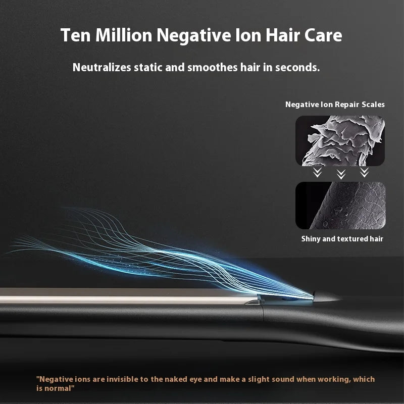Minhuang 2-in-1 Ceramic Hair Straightener & Curler with LCD