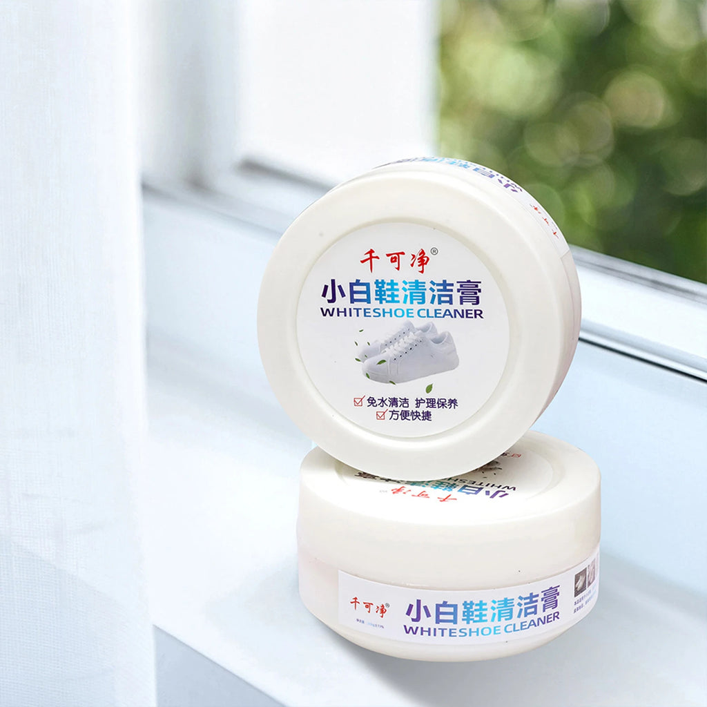 White Shoe Cleaning Cream 260g – No-Rinse Stain Remover