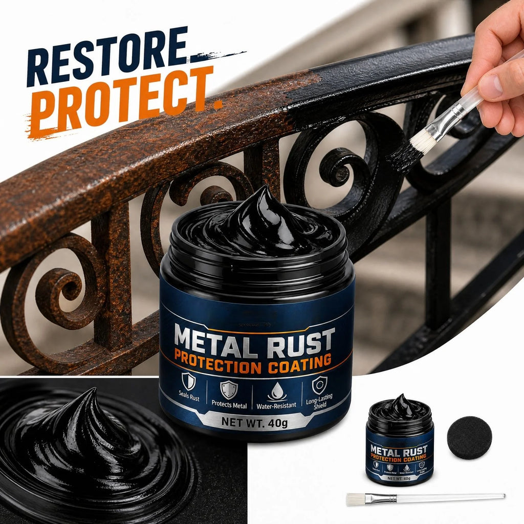 Metal Rust Converter Black Paste – Anti-Corrosion Coating Kit