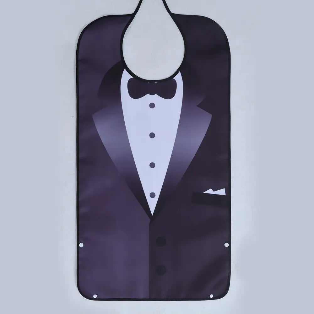 Waterproof Adult Eating Bib – Large Crumb Catcher & Washable