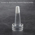 10-Pack Mini Refillable Powder Filling Bottles with Cap