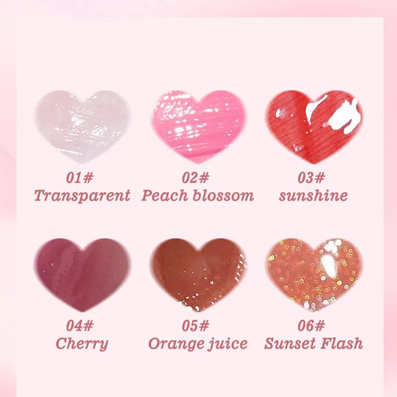 OREADEX 6-Pc Moisturizing Lip Gloss Set – Hydrating Lip Oil