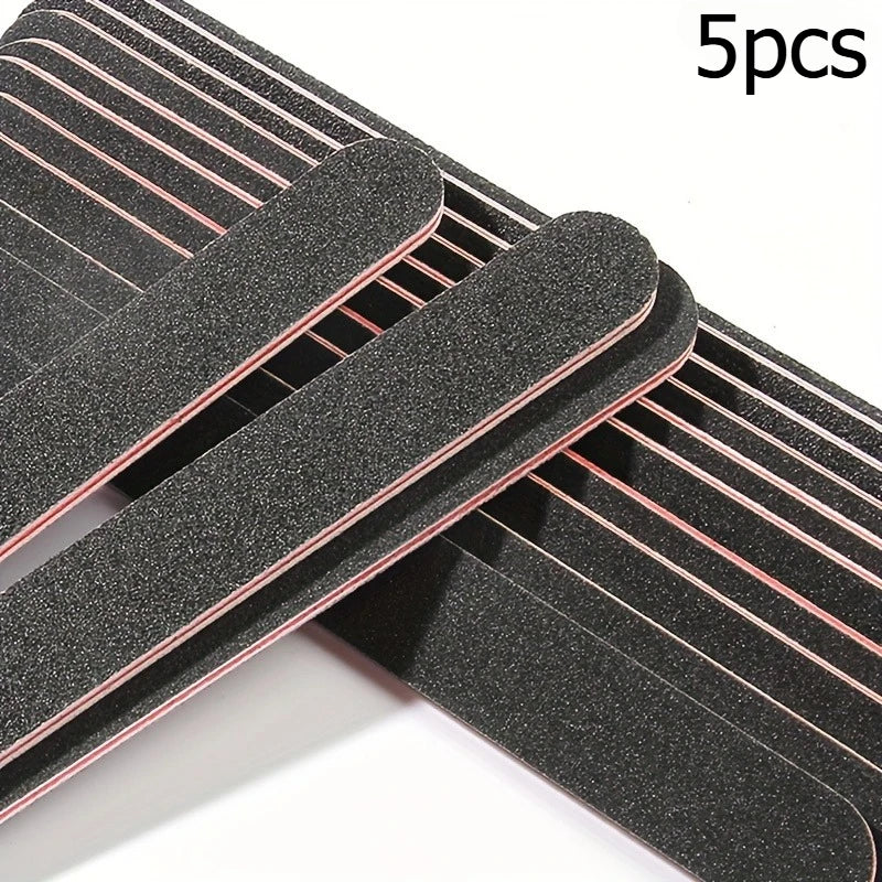 Professional Double-Sided Nail File Set 100/180 Grit – 5/10/20 Pcs