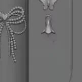 3D Silicone Nail Mold – Flower Bowknot Star Chain DIY Art