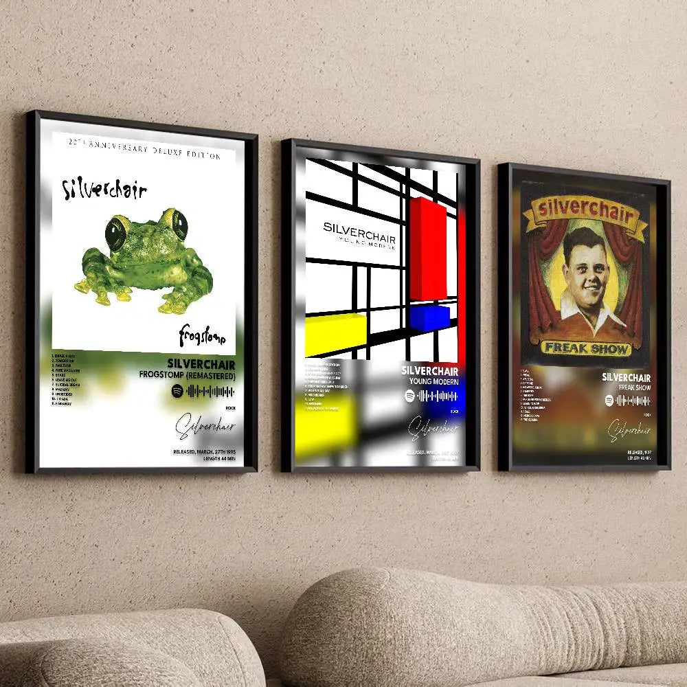 Silverchairs Self-Adhesive Art Poster – Waterproof Wall Sticker