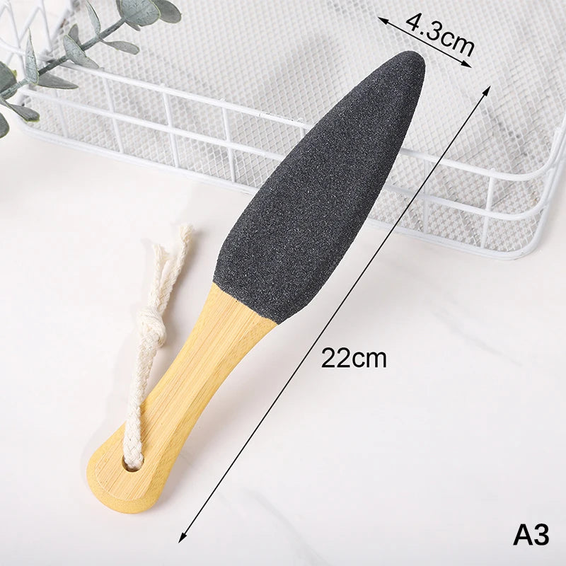 Wooden Double-Sided Foot File Callus Remover Heel Rasp Pedicure