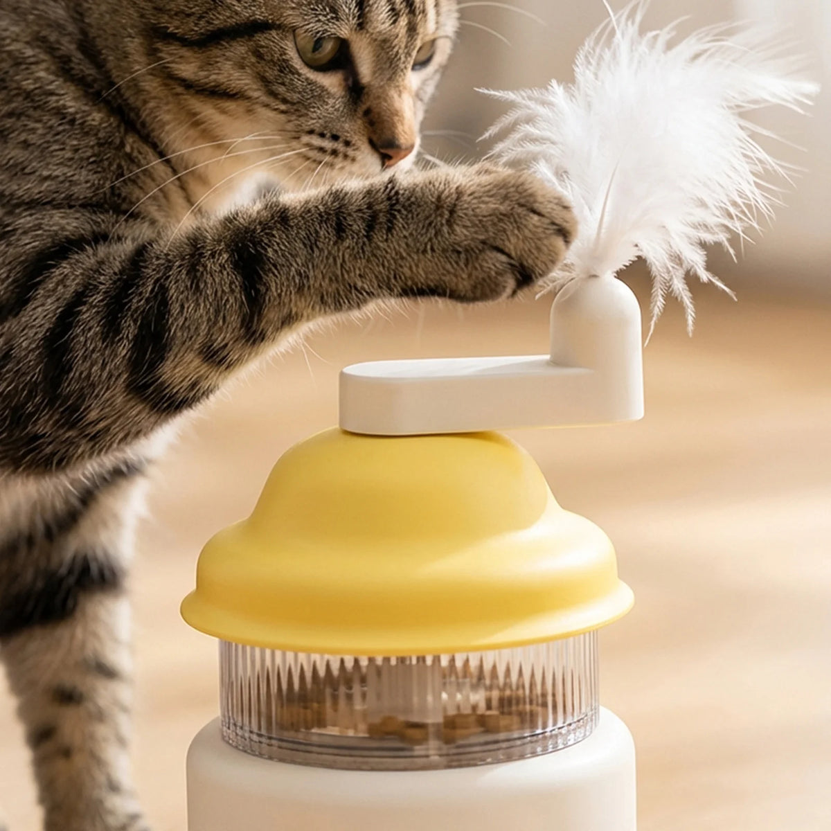 Rotating Treat Dispenser Slow Feeder Toy for Dogs & Cats