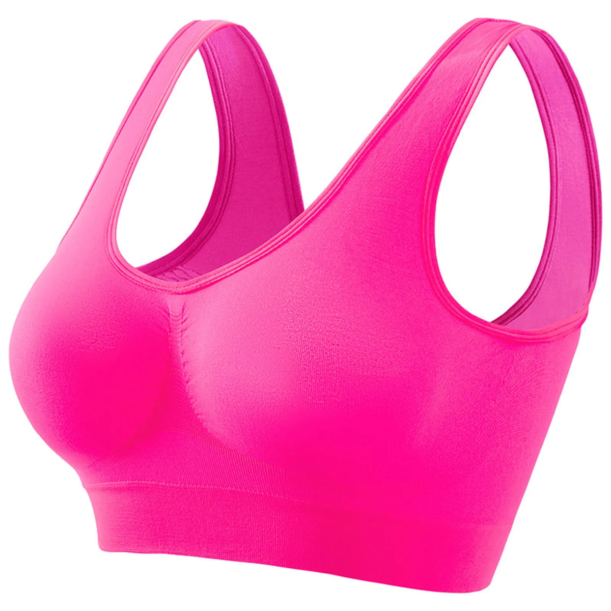 Women's Seamless Wireless Bra Sports Crop Top S–5XL