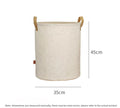 5-Pack Foldable Fabric Laundry Baskets – Home Storage Hampers