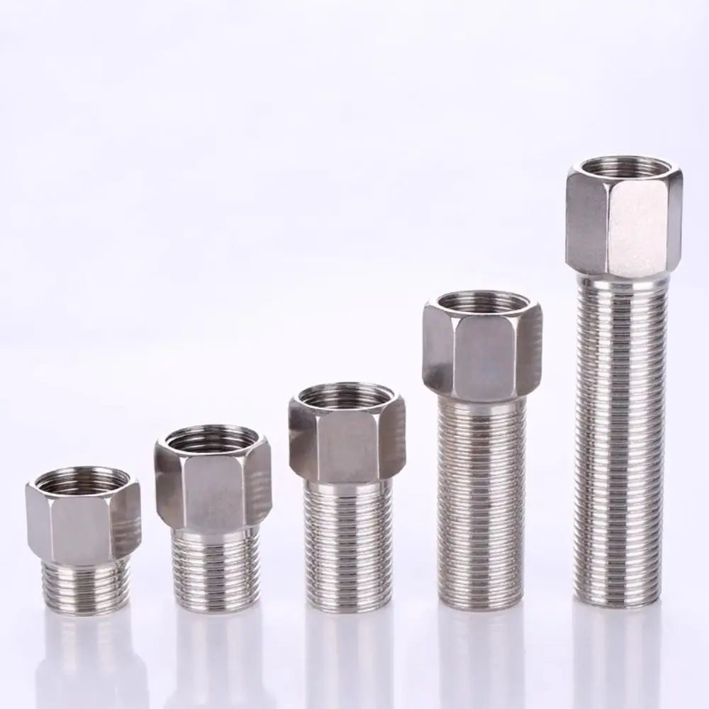 304 SS G 1/2" Hex Head Coupling Pipe Extension Nipple