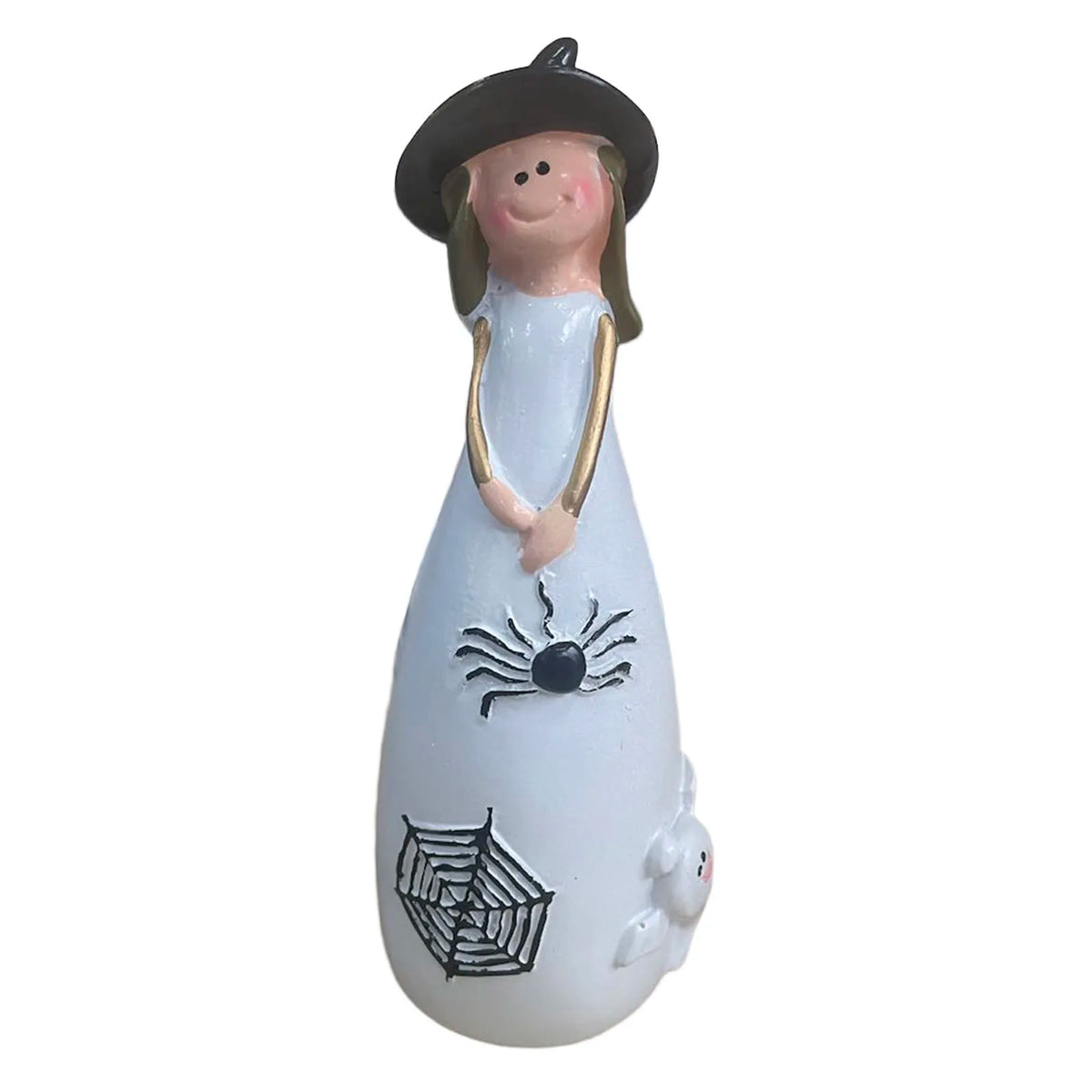 Witch Girl Figurine Set – Halloween Tabletop Decoration
