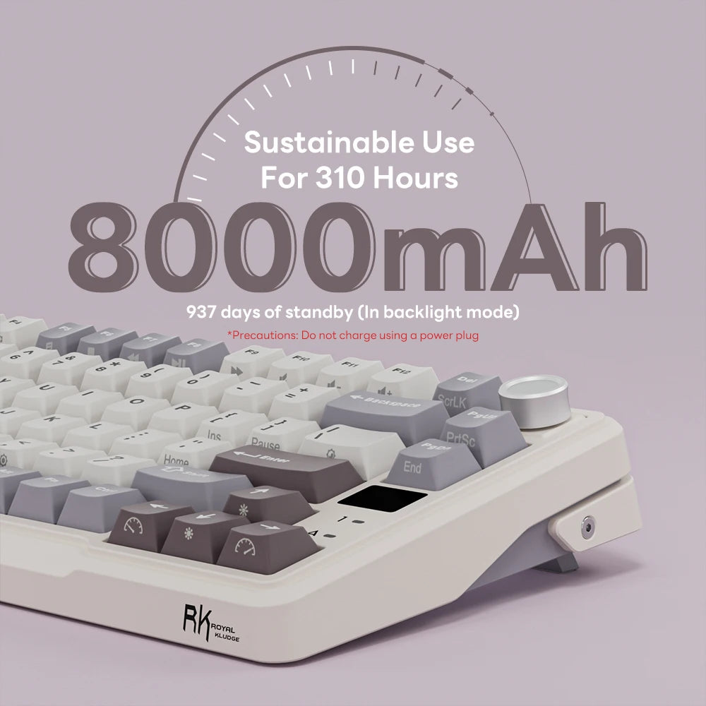 RK L98 Left-Handed Mechanical Keyboard – Wireless 95% RGB