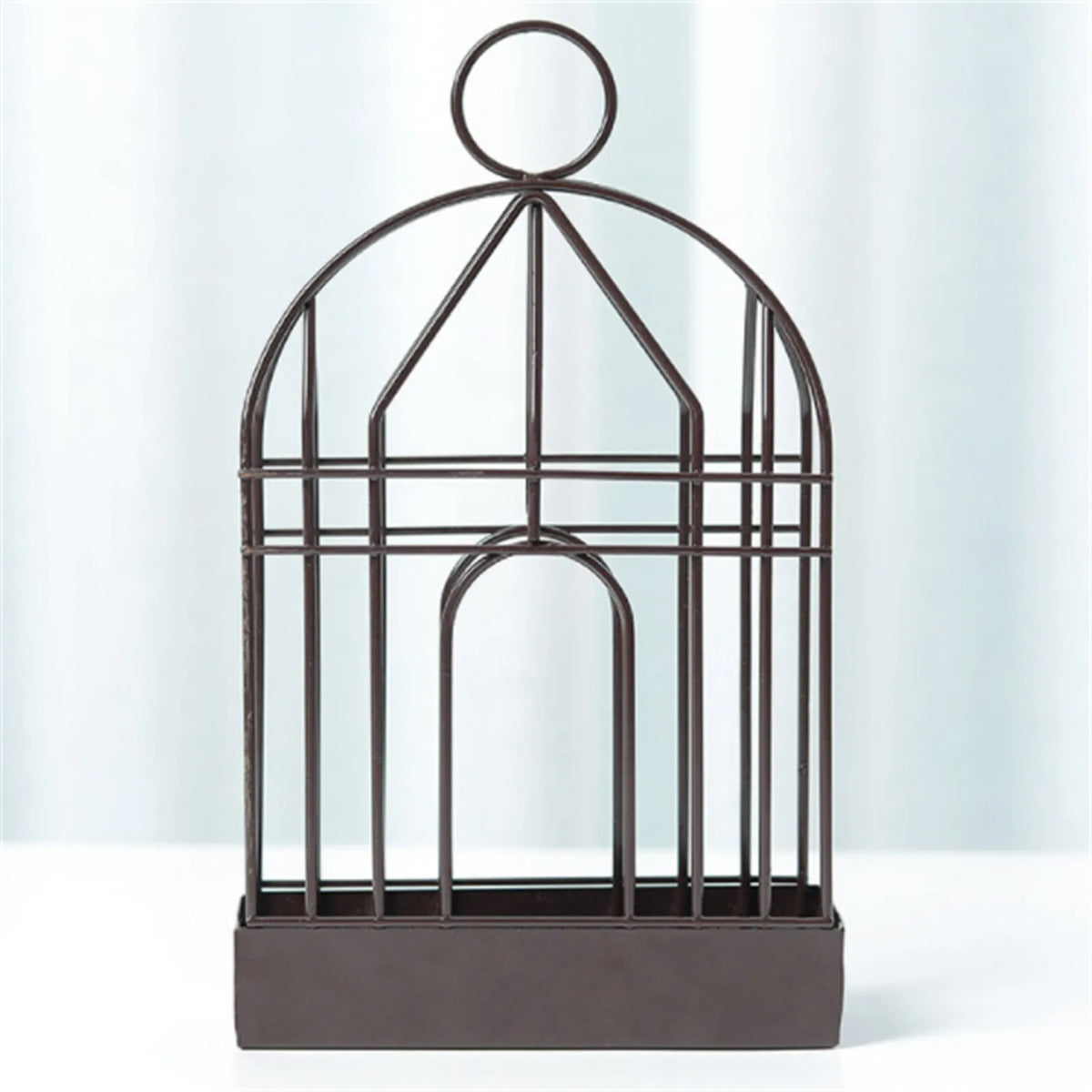 Vintage Wrought Iron Mosquito Coil Holder – Birdcage Design