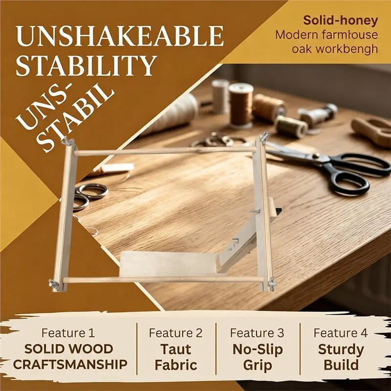 Hands-Free Embroidery Frame Holder & Cross-Stitch Stand