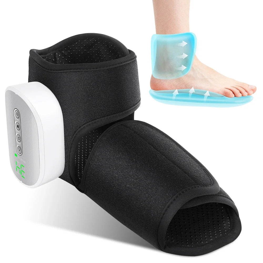 Hailicare Dual Airbag Foot & Ankle Massager – 3 Modes Heat