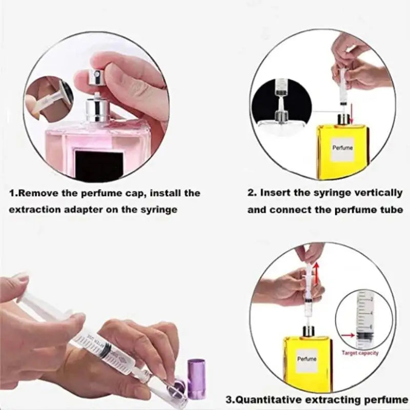 10ml Plastic Syringe Perfume Dispenser & Liquid Refill Tool