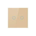 Crystal Glass LED Touch Wall Switch 1/2/3 Gang EU – VIBE