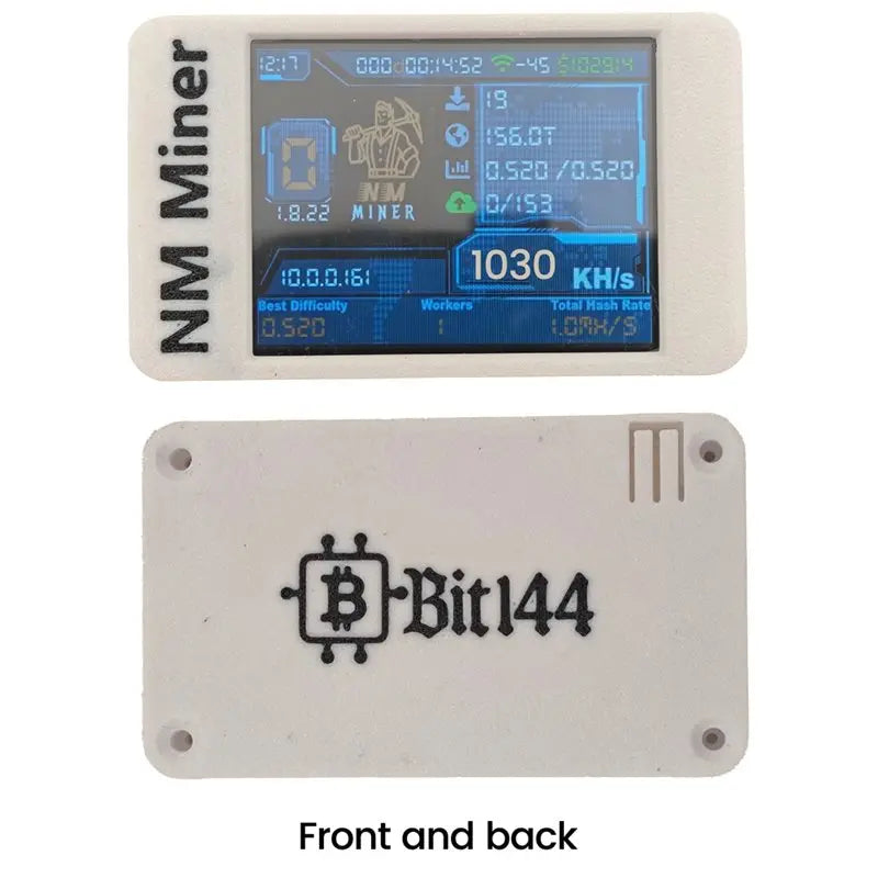 NerdMiner PRO NMMiner 1030KH/S Bitcoin Solo Miner 2.8" Display