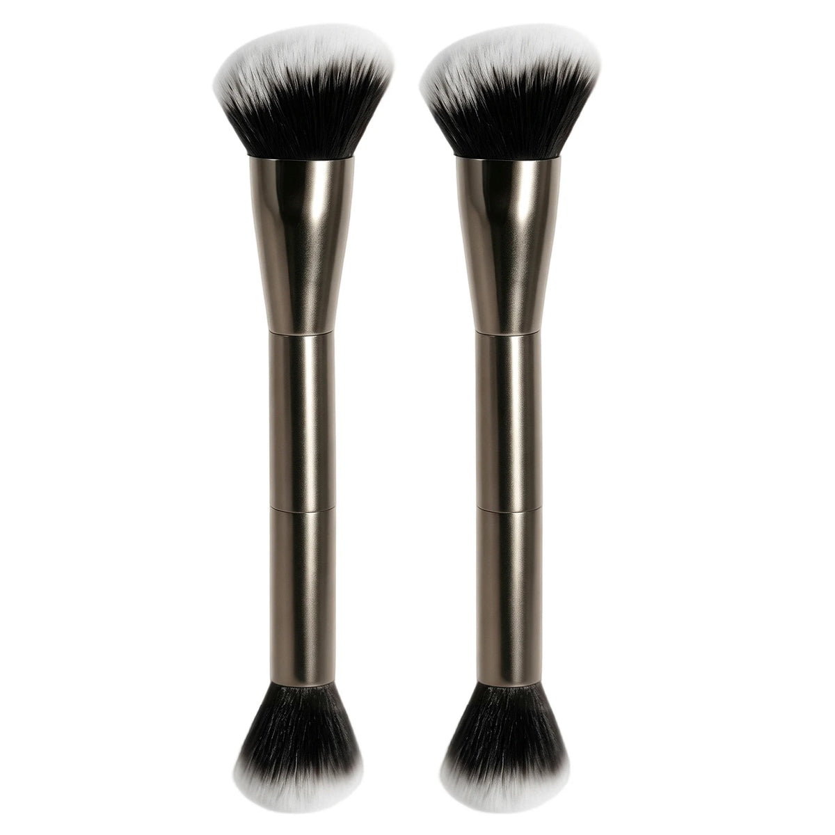 Double-Ended Makeup Brush – Ultra-Soft Synthetic Bristles