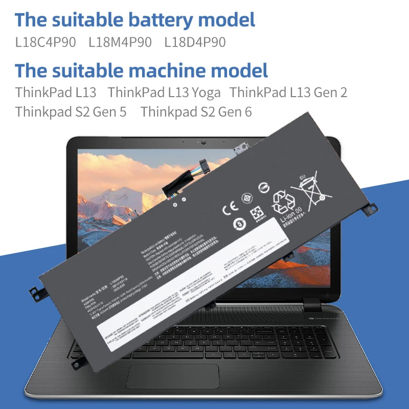 SUOZHAN L18M4P90 Battery for Lenovo ThinkPad L13 Yoga