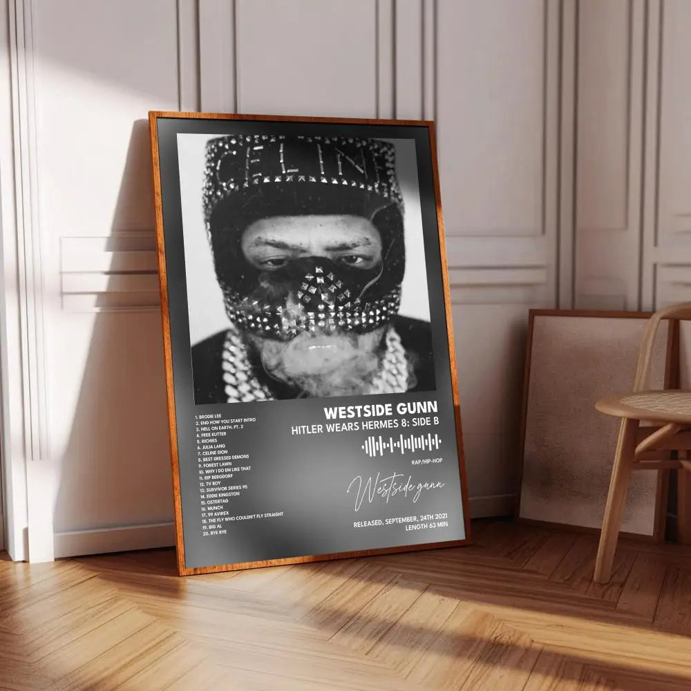 Westside Gunn Album Cover Poster – Hip-Hop Canvas Print Art