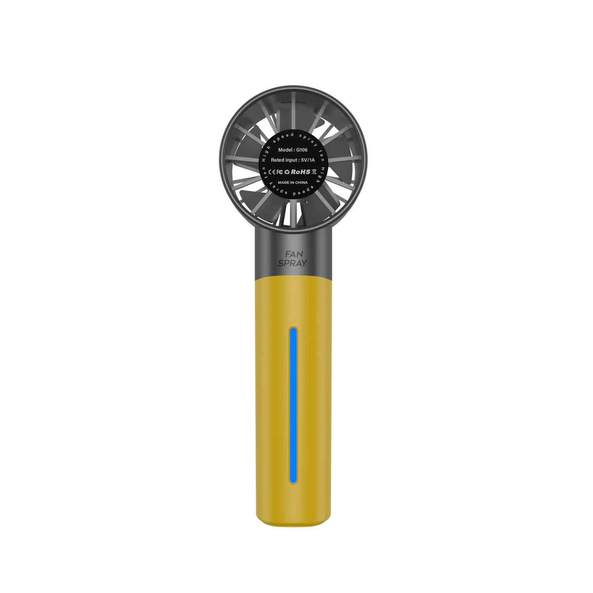 VIBE Handheld Mist Fan – Portable USB Turbine Spray Cooling