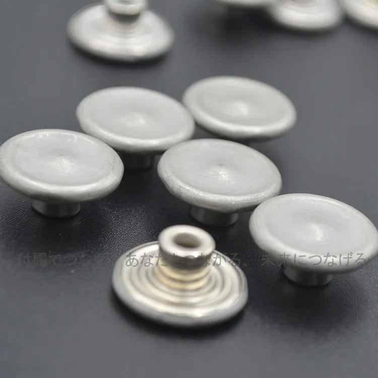 Retro Old Silver I-Shape 16.9mm Copper Button – Nickel-Free