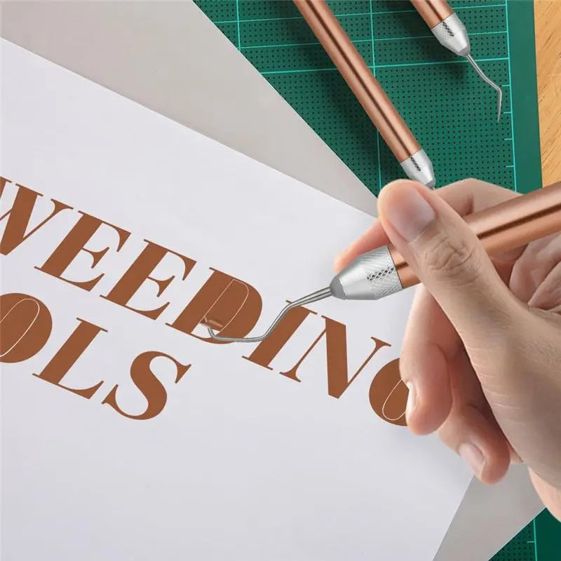 LED Vinyl Weeding Tool Pen Set – Lighted Pin & Hook (2-Pack)