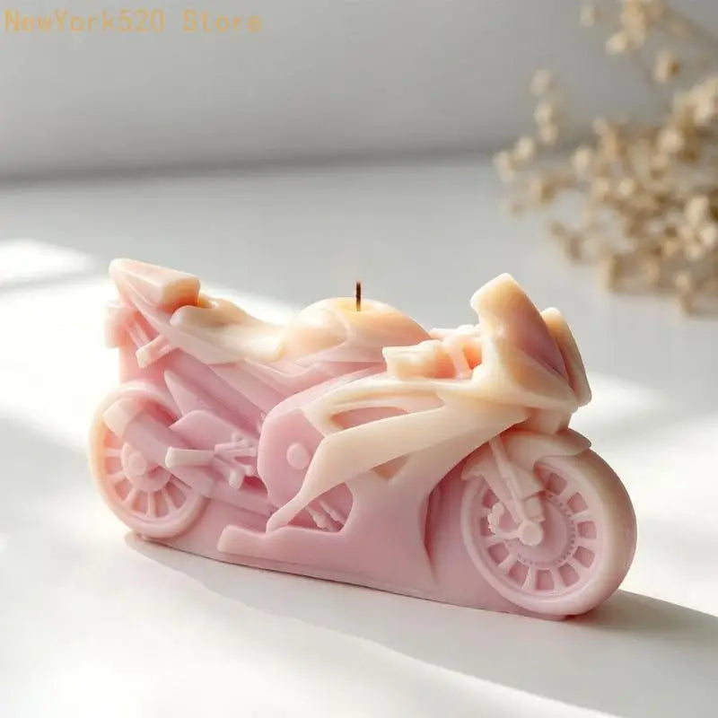 Motorcycle Silicone Mold – Soap Resin Gypsum Chocolate Craft