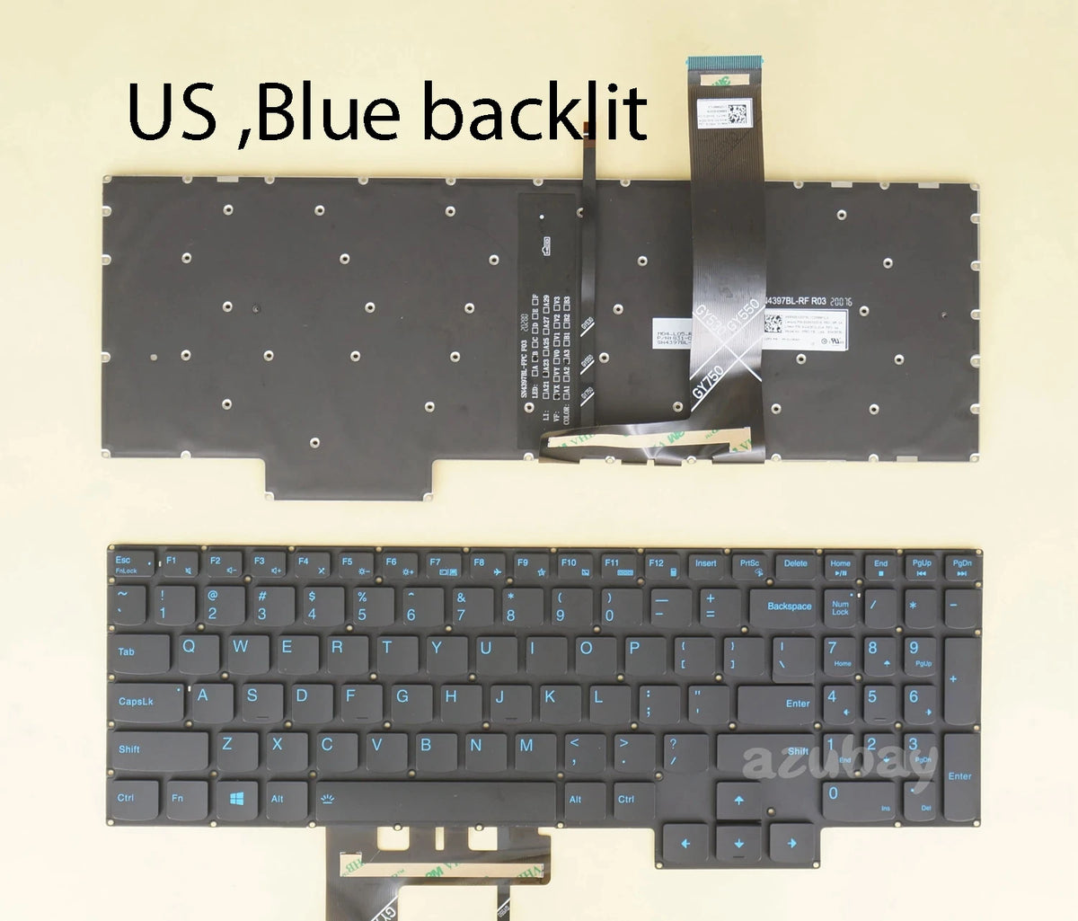 AZUBAY Replacement Keyboard Lenovo IdeaPad Gaming 3 Creator 5