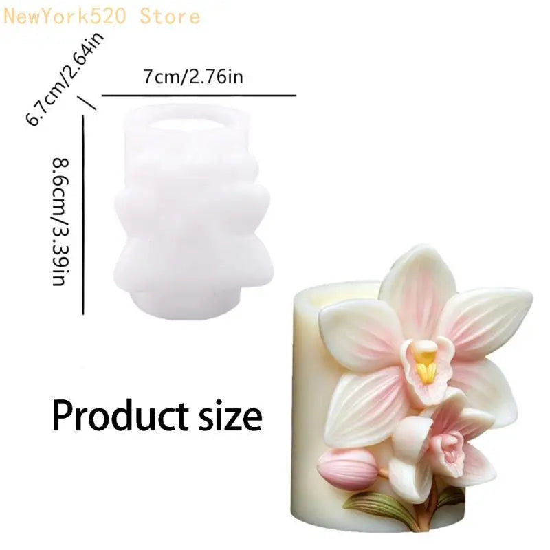 Flower Cup Silicone Mold for Soap Candle & Resin Pouring