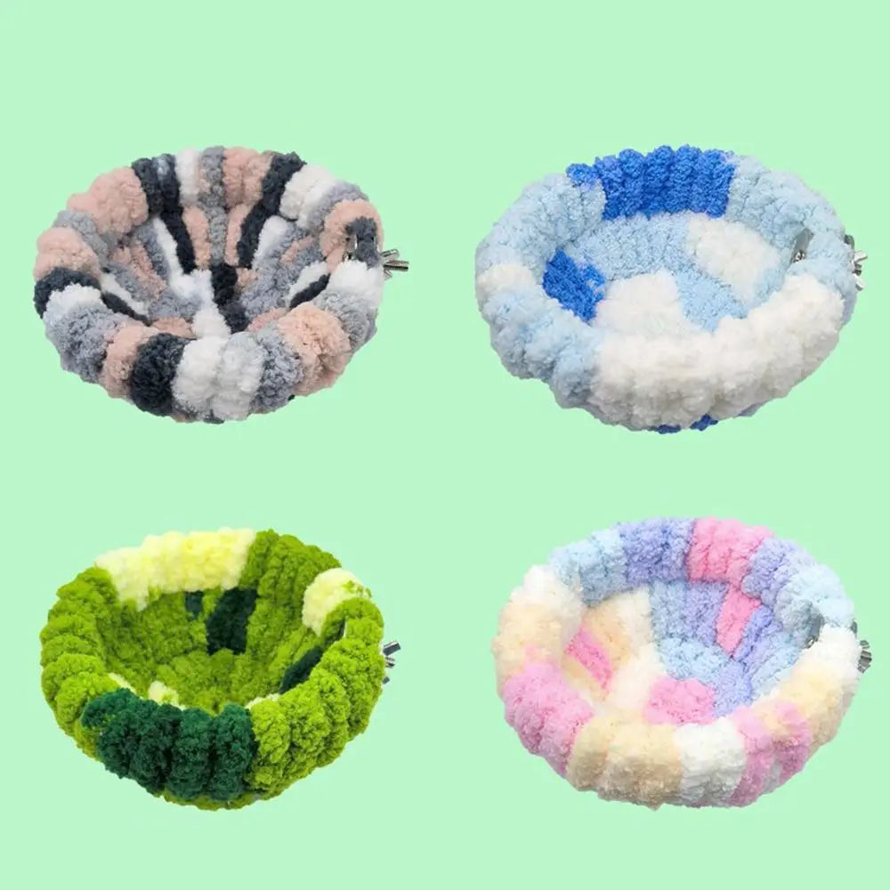 Velvet Plush Bird Nest – Warm Cozy Parrot Hut Tent for Cage