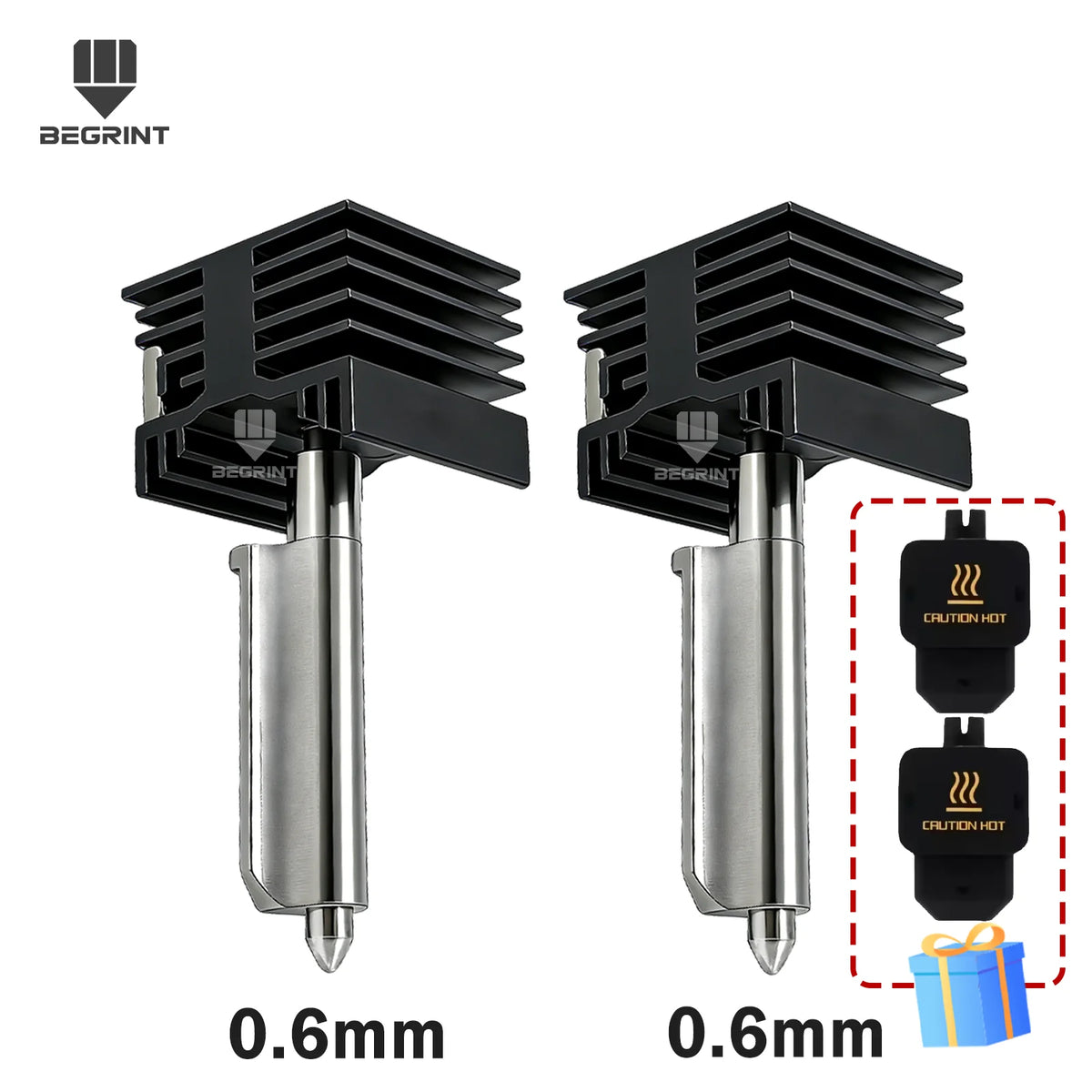Bambu Lab H2D/H2S Hotend Suite – 0.2–0.8mm Nozzle Set