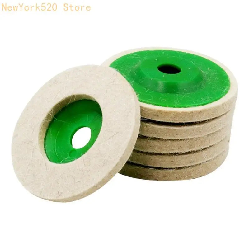 6-Pack Wool Felt Polishing Wheel Discs for Angle Grinder