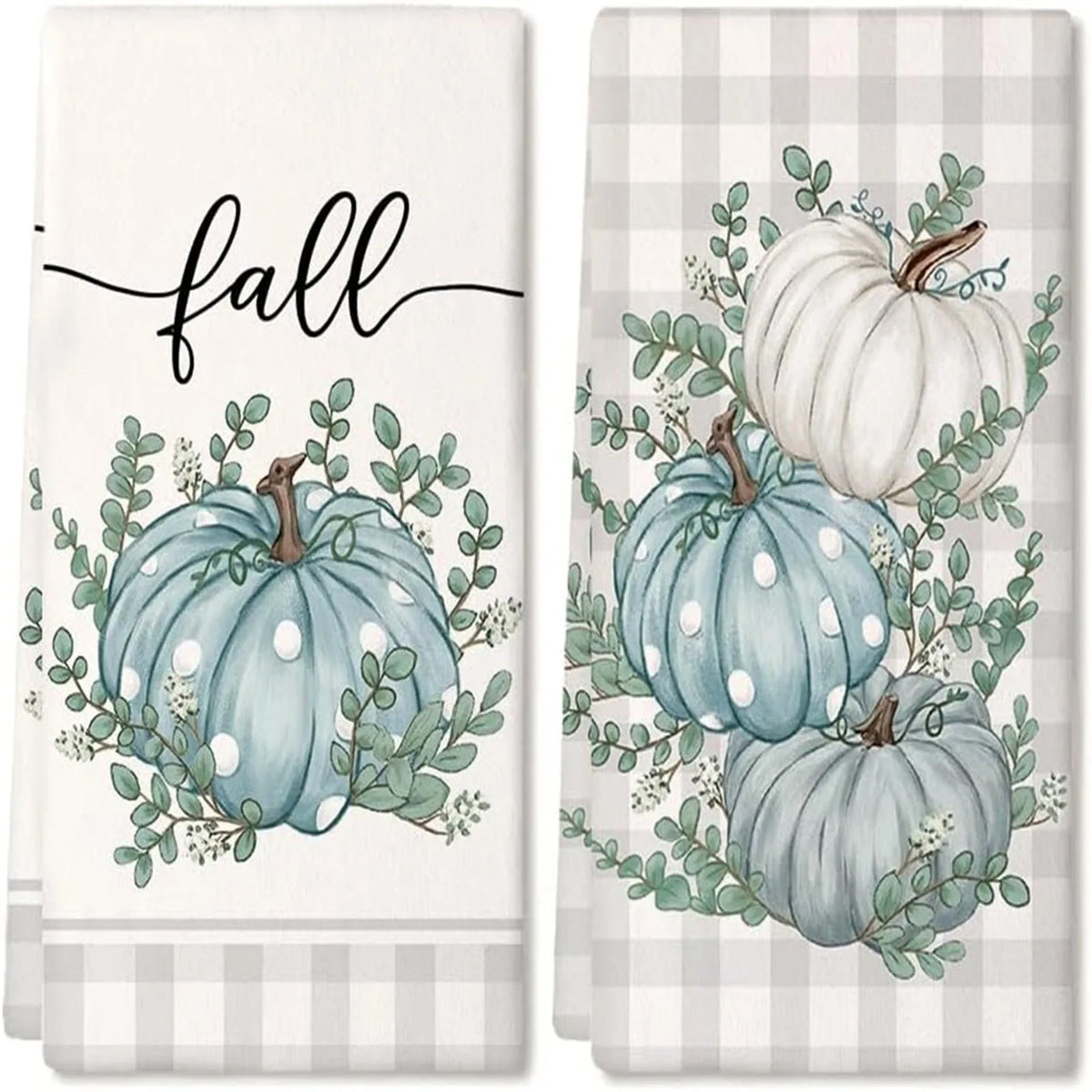 2-Pack Fall Microfiber Kitchen Towels – Halloween Autumn Décor