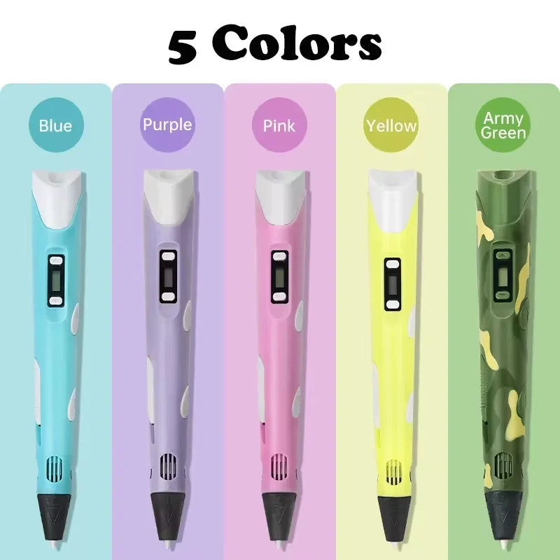 Magic Bid 3D Printing Pen for Kids – PLA DIY Drawing Gift