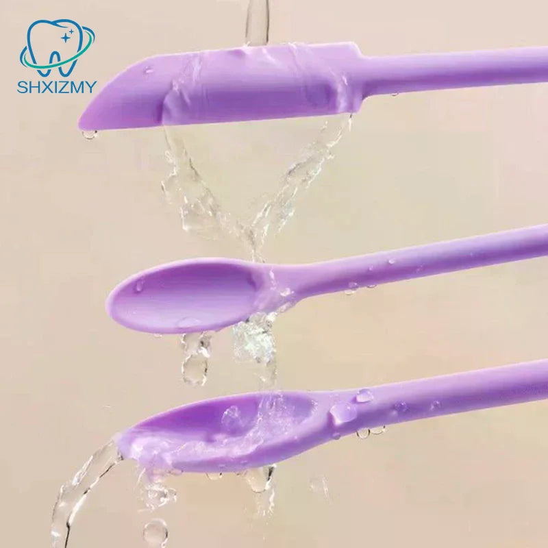 3-Piece Mini Silicone Spatula Set – Double-Headed Makeup Tool