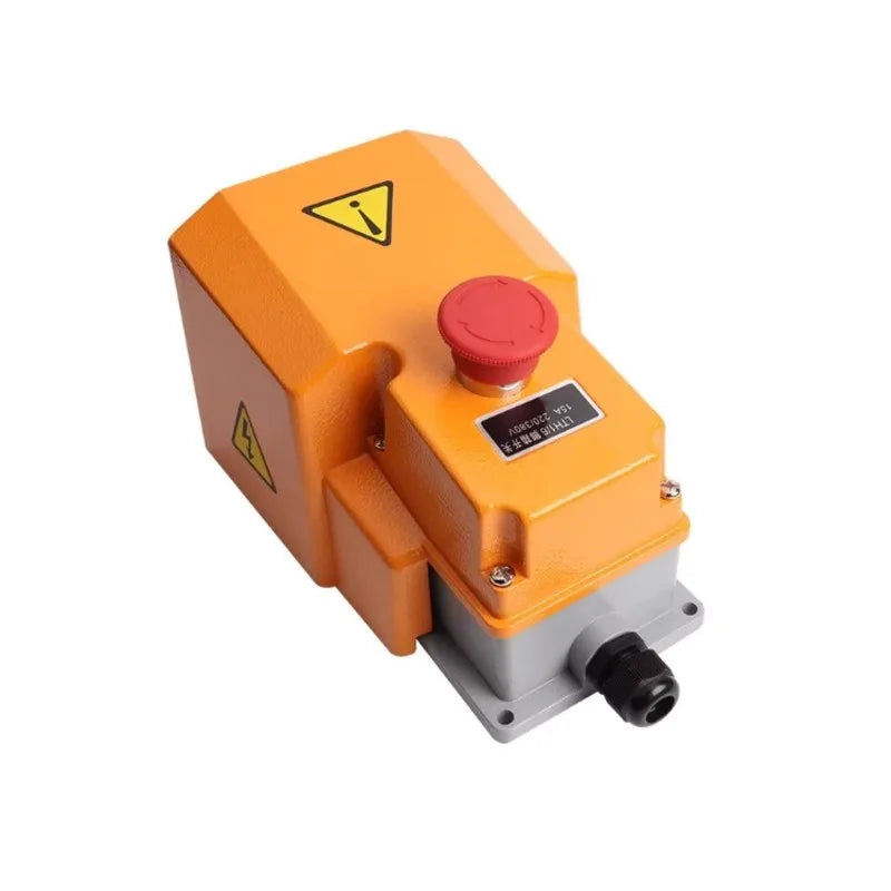 Industrial Foot Pedal + Emergency Stop LTH-1/6 12V-380V