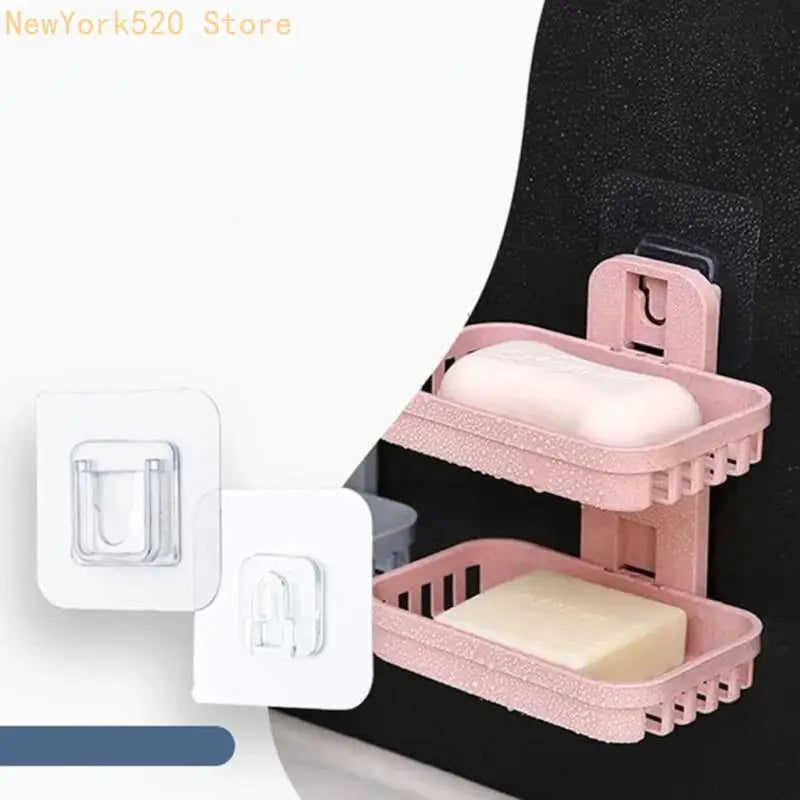 10-Pack Double-Sided Adhesive Wall Hooks – No-Drill