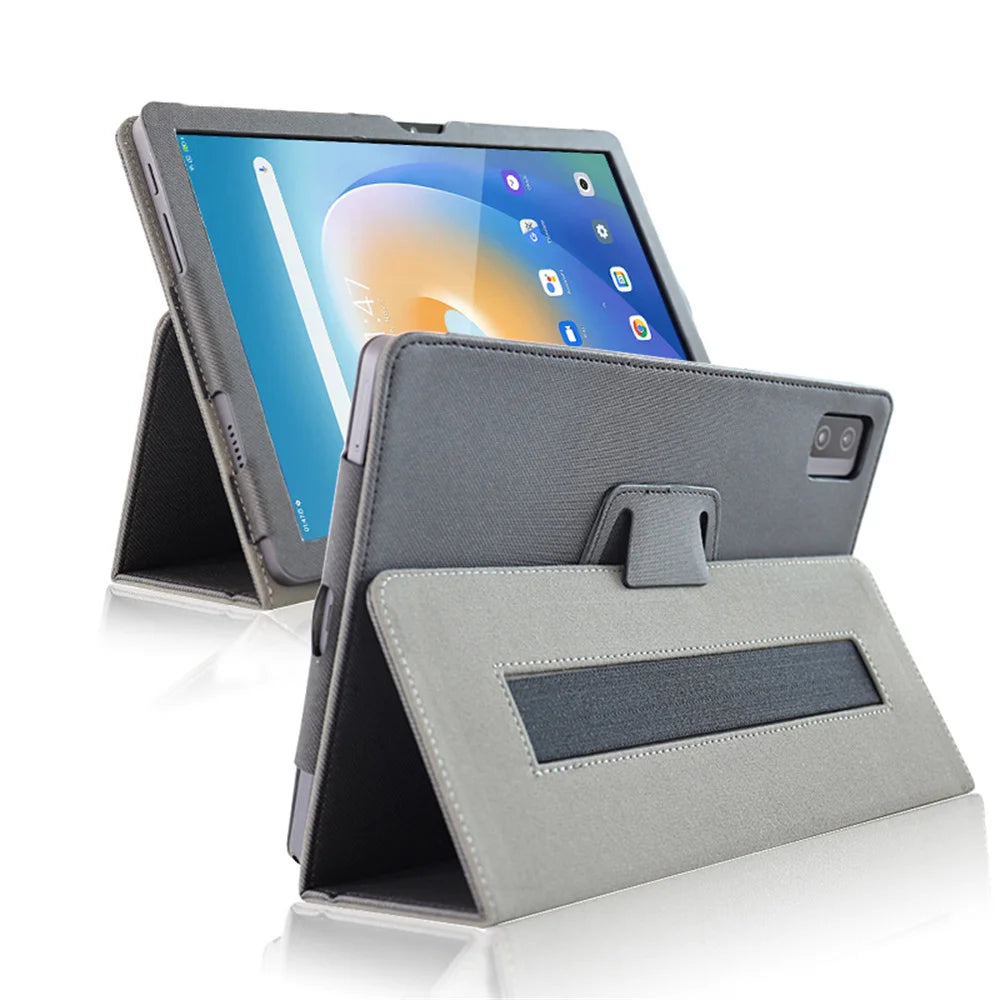 PU Leather Tablet Case 10.51" with Hand Strap – Drop & Dust Protection