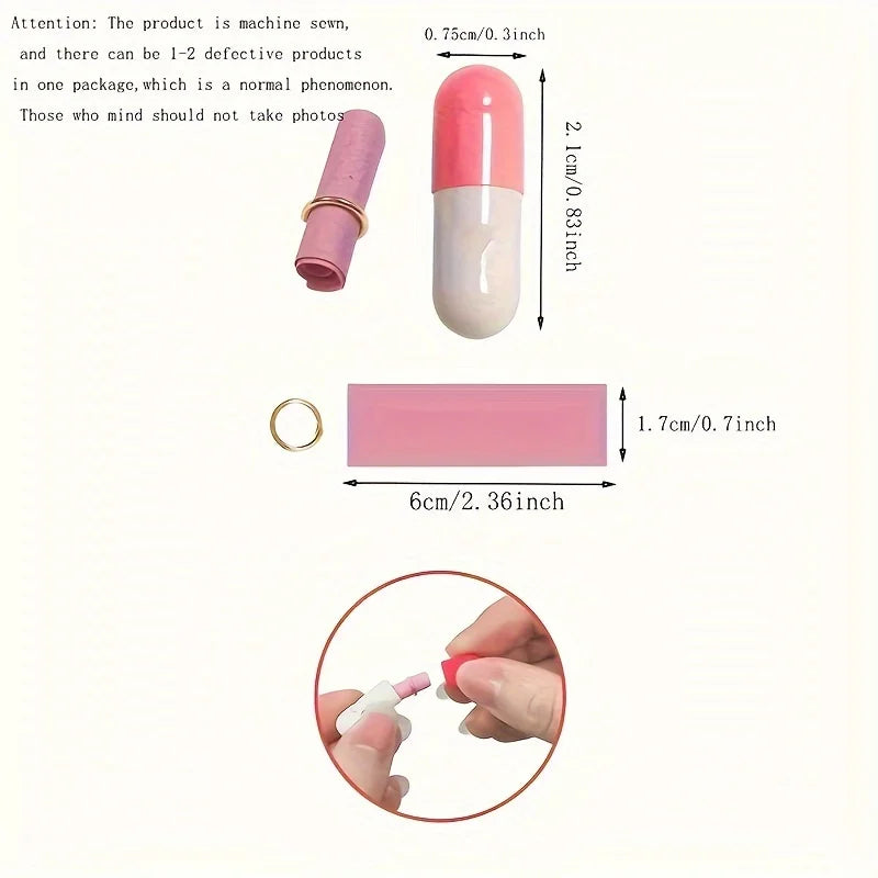 Cute Capsule Message Notes 10/20pc – Pill Love Letter Gift