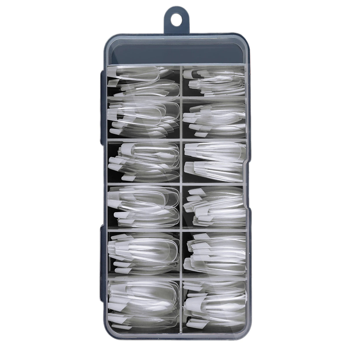 120pcs French Press-On Nails Square Soft Gel Fake Nails Set