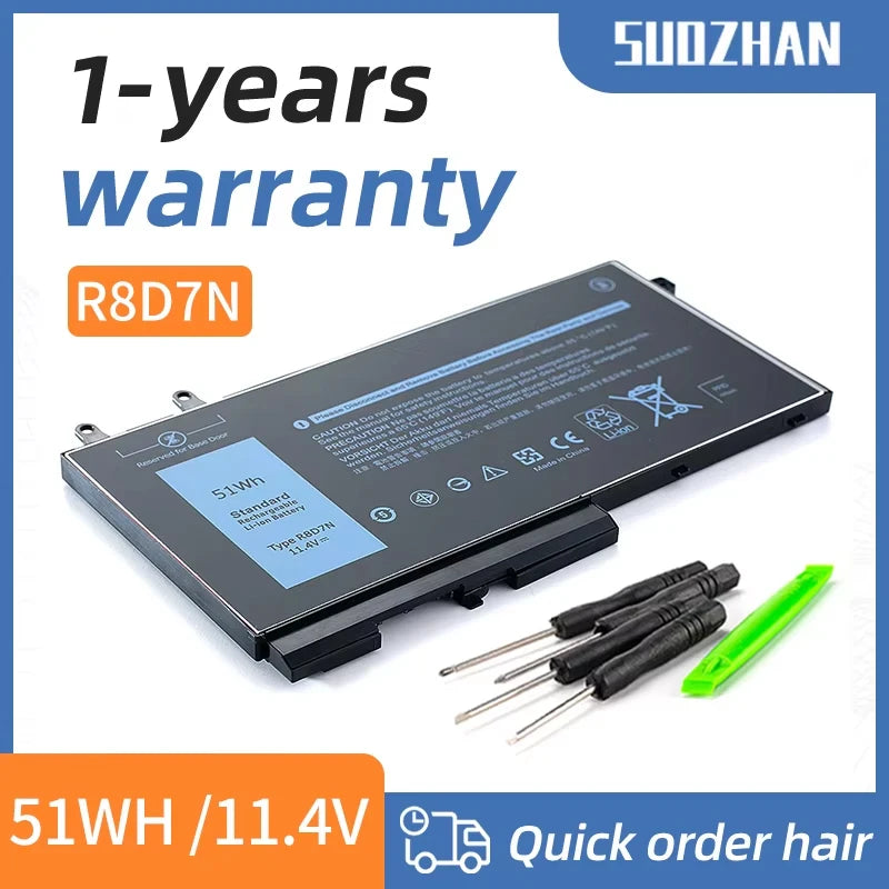 SUOZHAN R8D7N 11.4V 51Wh Battery – Dell Latitude 5400 5500