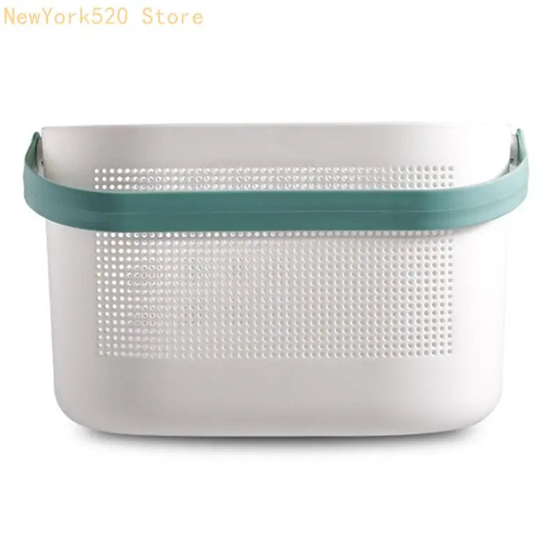 Plastic Storage Basket with Handle – Shower Caddy Organizer