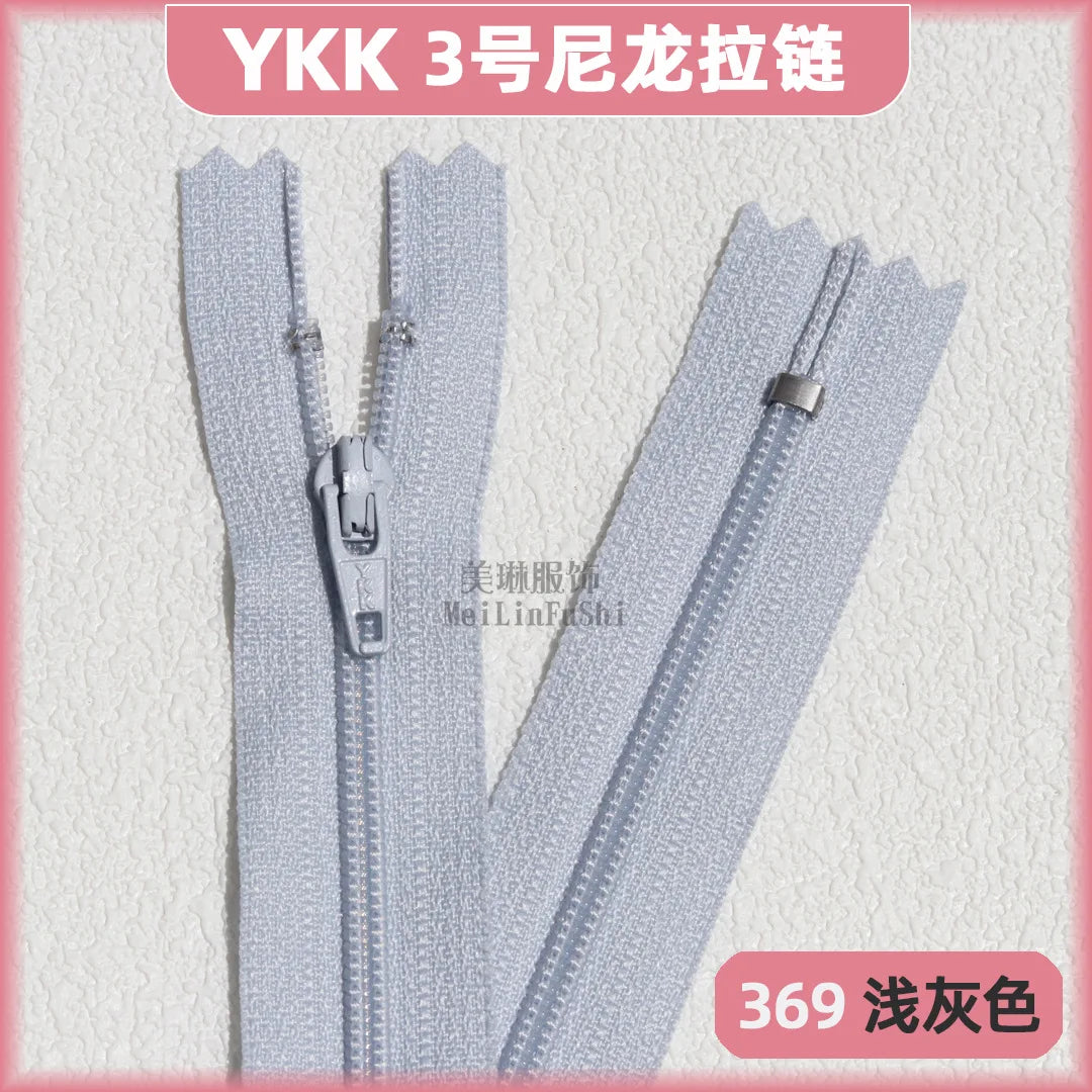 YKK3 Nylon Invisible Zippers 18cm – 30/50/100 Pack