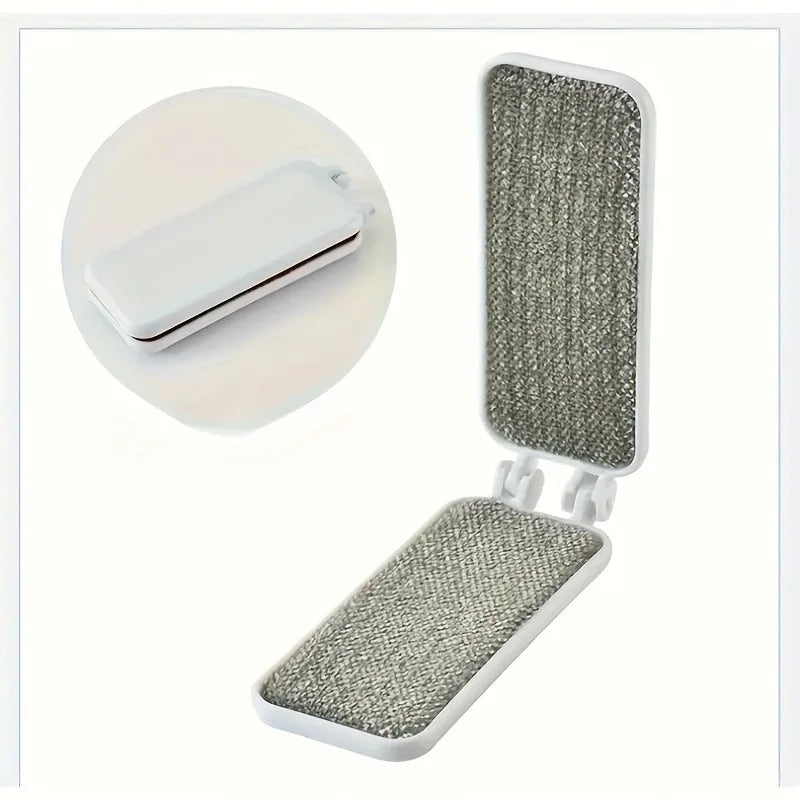 Foldable Double-Sided Lint Remover Brush for Clothes & Sofa