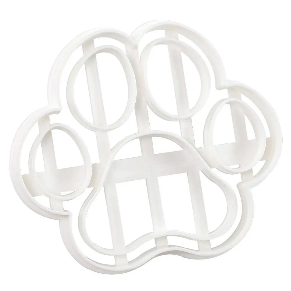 4PCS Paw Print Cookie Cutters – BPA-Free Baking Tool Set